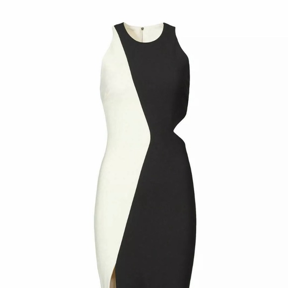 Elizabeth and James Colorblock Cut Out Dress 2 - Picture 1 of 4